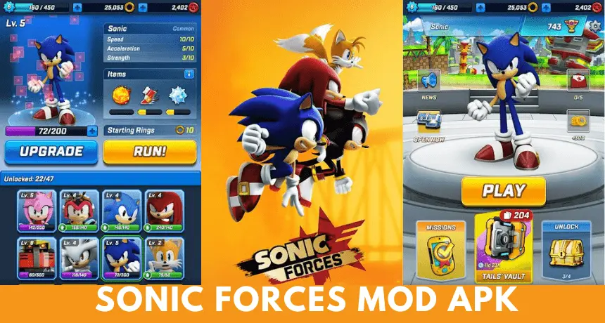 sonic forces mod apk